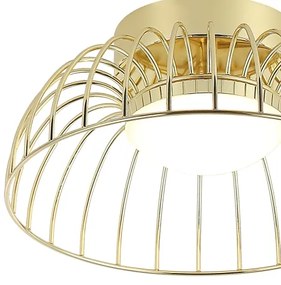 LED mennyezeti lámpa BETSY LED/12W/230V átm. 25 cm aranyszínű