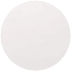 fehér tömör fenyőfa kerek asztallap Ø80 x 3 cm