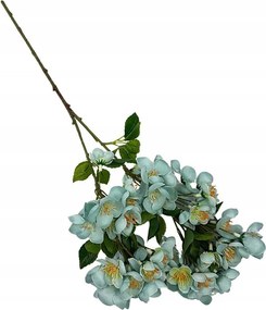 Alma művirág virágzó ág 58 cm púderkék