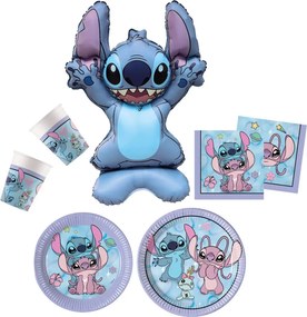 Disney Lilo és Stitch, A csillagkutya Angel Cute party szett 45 db-os
