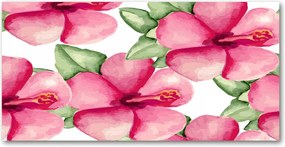 Fotó üvegkép Trópusi virágok 140x70