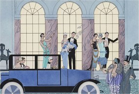 Fotótapéta Flizelin Tapéta Hálószobába és Nappaliba Art deco 104x70 Ragasztó