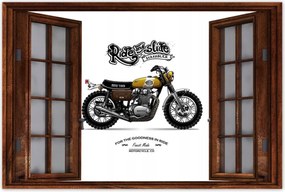 Plakátok 90x60 motorkerékpár Vintage emlékmű