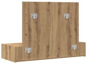 fali öltözködőasztal Kézműves Tölgy 100x40x70 cm