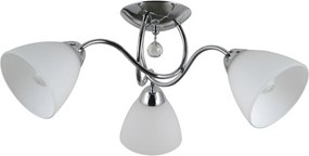 ITALUX PND-5643-3 LUGANO Mennyezeti Csillár Fehér, Króm E27 IP20