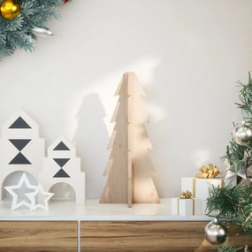 tömör fenyőfa karácsonyfa-dekoráció 49 cm