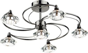 Dar Lighting LUTHER LUT0667 Plafonlámpa 6x40W/G9