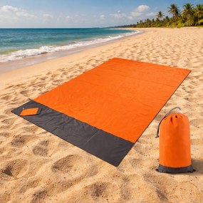 Zaparkorun Nagy pléd a strandra vagy a természetbe - narancssárga