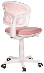 Gyerek Forgószék, Magasságállítás, Rózsaszín Hálós. KA-C801 PINK