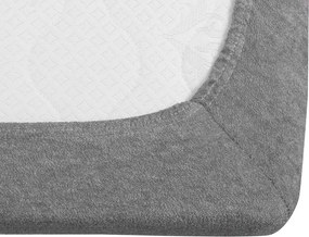 Frottír gumis lepedő EXCLUSIVE szürke 90 x 200 cm