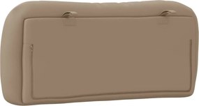 cappuccino színű műbőr fejtámla párna Hvar 90 cm