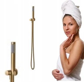 Zen Zuhanyszett Cersanit Rain Csiszolt réz Easy Clean