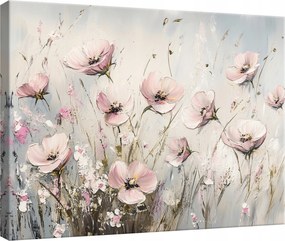 Vászonkép Falra Virágok Absztrakció Hálószobába Nappaliba Konyhába 120x80