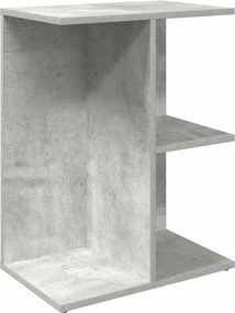 vidaXL betonszürke szerelt fa éjjeliszekrény 46,5x29x61 cm
