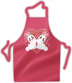 Konyhai kötény Szerelmes Nyulak anime tökéletes ajándék Valentin napra