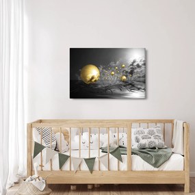 Okker gömbök képe (90x60 cm)