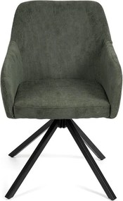 Avenberg LARO Étkezőszék szett - 2db, forgó, zöld