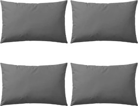 vidaXL 4 db szürke kültéri párna 60 x 40 cm