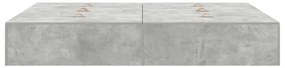 Tárolós Ágykeret Beton Szürke 135x190 cm