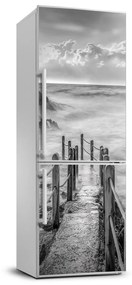 Hűtő matrica Az útvonal a tenger FridgeStick-70x190-f-123720433