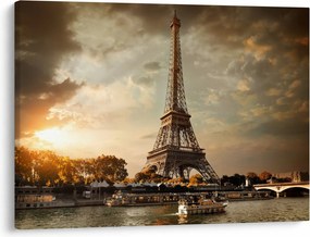 Kép - Eiffel-torony, Párizs, Franciaország (70x50 cm)