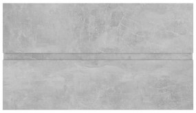 betonszürke szerelt fa mosdószekrény 80 x 38,5 x 45 cm