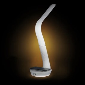 Retlux-LED Dimmelhető lámpa vezeték nélküli újratölthető Qi-vel és kijelzővel LED/6W/230V 3000/4000/6000K