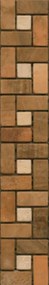 Élvédő Premium Mosaic Stone narancssárga 5x30 cm matt L4STMOSMIX1