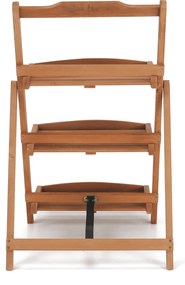 Polcállvány, 3 polcos, égerfa, IMPERO