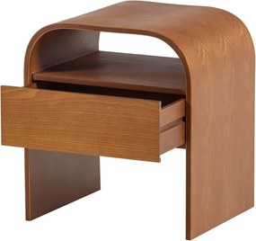 Natúr színű éjjeliszekrény Momo – WOOOD