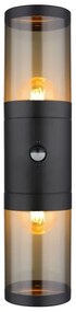 Globo 32014-2BS-Kültéri fali lámpa érzékelővel XELOO 2xE27/40W/230V IP44
