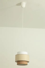 Brilagi - Kábeles függeszték RESNA 1xE27/60W/230V átm. 20 cm krémszínű/bézs