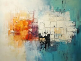 Canvas Vászonkép Színes Absztrakt Geometria Minimalizmus 80x60