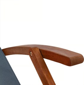 SIENA kerti nyugágy, 94x60x94cm, antracit Jurhan