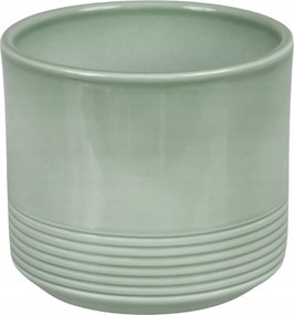 Kerámia kaspó zöld Cermax 16,8 cm x 16,8 x 14,5 cm