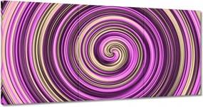 Vászonkép 120x60 Csiga lila