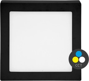 Ecolite Smd panelre szerelhető. 17x17cm, 12W, Cct, IP44, 960lm LED-CSQ-CCT/12W/CR