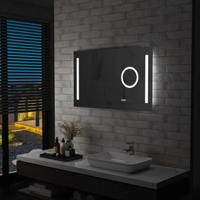 vidaXL LED-es fürdőszobai tükör érintésérzékelővel 100 x 60 cm