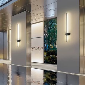 Brilagi - AURA LED kültéri fali lámpa LED/12W/230V 4000K IP54 fekete