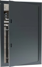 Revíziós ajtó fém fedél inst 70x90 grafit
