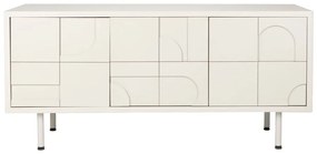 Világosszürke komód 55x120x40 cm Funk – White Label