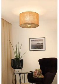 Brilagi - COUNTRY ROLLER mennyezeti lámpa 1xE27/15W/230V, 50 cm, bézs