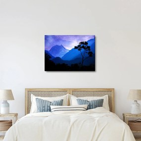 Kép - Éjszakai ég Nepálban (70x50 cm)