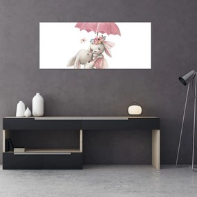 Kép - Akvarell állatka N⁰3 (120x50 cm)