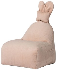 Világos rózsaszín gyerek babzsák Funny Bunny – The Brooklyn Kids