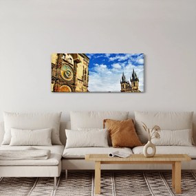 Kép - Prágai csillagászati óra (120x50 cm)