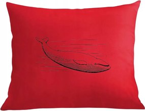 Párna párnahuzat vagány nyomott mintás Bálna