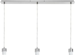 RENDL MORE 80 mennyezeti függőlámpa alap króm 230V LED E27 3x15W
