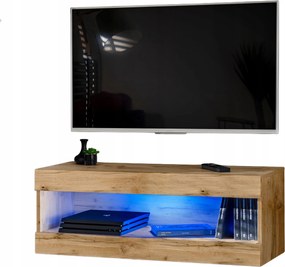 Függő Rtv szekrény Tivoli RTV2 Wotan tölgy/Wotan tölgy, Kék LED-ek