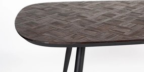 Teakfa étkezőasztal 90x180 cm Webster – White Label